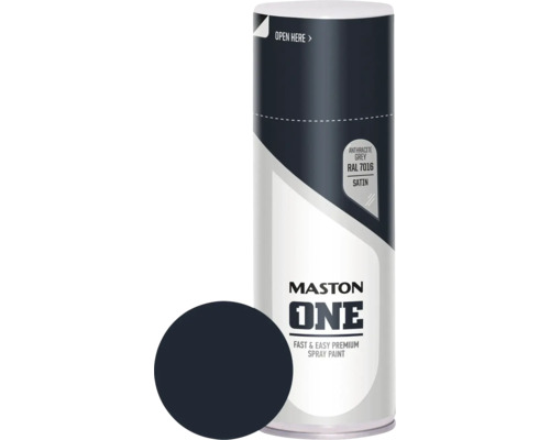 Maston Peinture aérosol ONE mate satinée RAL 7016 gris anthracite 400 ml