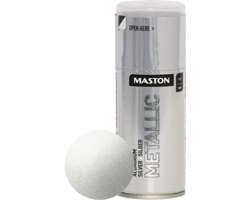 Maston Laque à pulvériser ACRYL metallic argent 150 ml