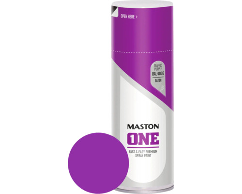 Maston Sprühlack ONE seidenmatt RAL 4006 verkehrspupur 400 ml