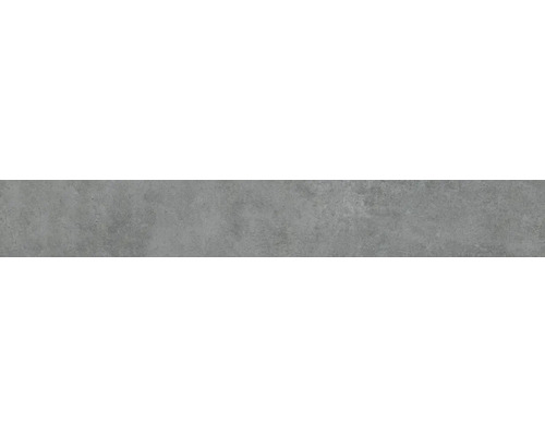 Plinthe de carrelage MIRAVA MANHATTAN anthracite LxLxE 8.5x60x0.9 cm Carreau gris aspect ciment