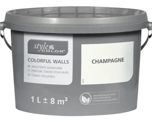 StyleColor COLORFUL WALLS Peinture pour mur et plafond champagne 1 l