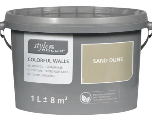 StyleColor COLORFUL WALLS Peinture pour mur et plafond sand dune 1 l