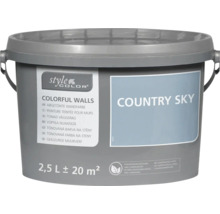Eimer abgetönte Wandfarbe Country Sky 2,5 Liter