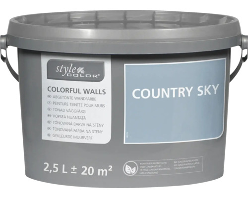 StyleColor COLORFUL WALLS Peinture pour mur et plafond country sky 2,5 l
