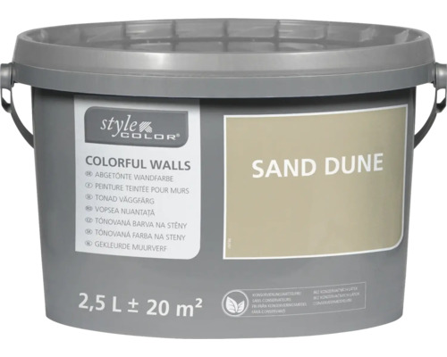 StyleColor COLORFUL WALLS Peinture pour mur et plafond sand dune 2,5 l