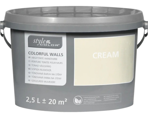 StyleColor COLORFUL WALLS Peinture pour mur et plafond cream 2,5 l