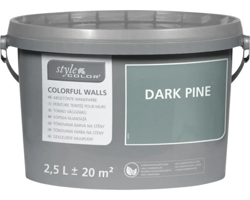 StyleColor COLORFUL WALLS Peinture pour mur et plafond dark pine 2,5 l