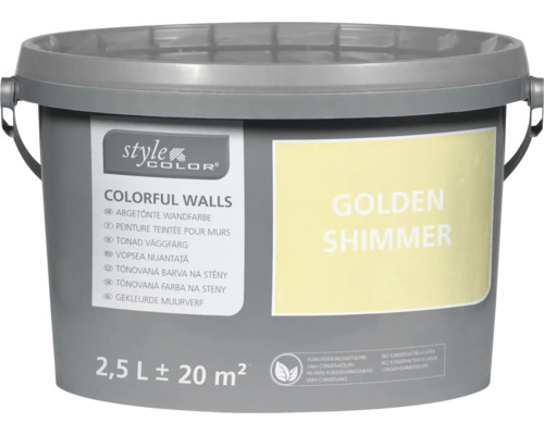 StyleColor COLORFUL WALLS Peinture pour mur et plafond golden shimmer 2,5 l