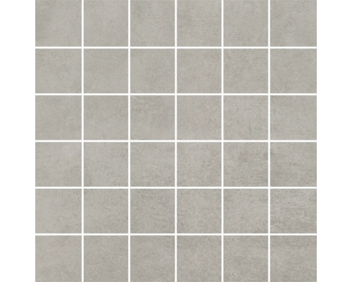 Mosaïque en grès cérame fin MIRAVA MANHATTAN grey lappato lxLxe 30x30x0.9 cm