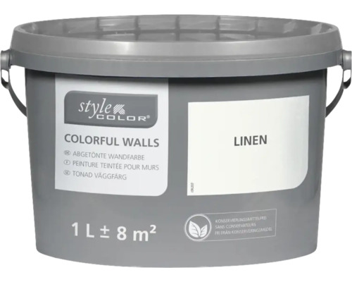 StyleColor COLORFUL WALLS Peinture pour mur et plafond lin 1 l