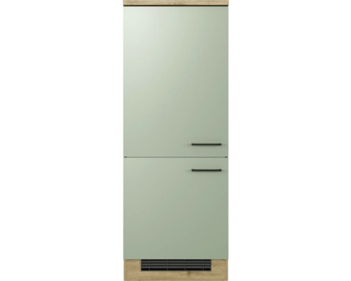 Armoire haute avec deux portes et poignées pour la cuisine