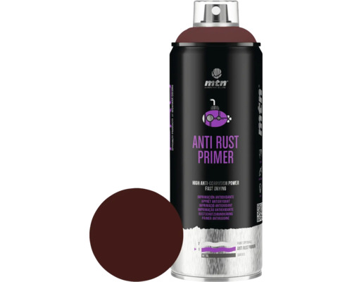 Bombe de peinture d''apprêt antirouille MTN avec échantillon de couleur