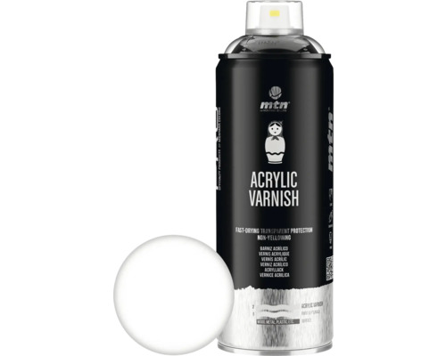 MTN Montana PRO Sprühlack Acryl-Klarlack Satin 400 ml Acryl-Klarlack Spraydose