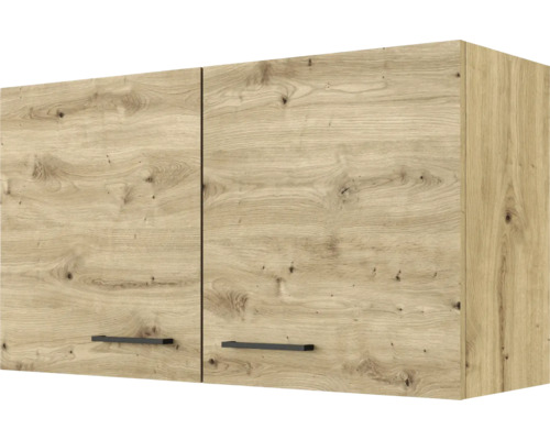 Hängeschrank Flex Well Cara BxHxT 100x54.8x32 cm Frontfarbe artisan eiche - Korpusfarbe artisan eiche