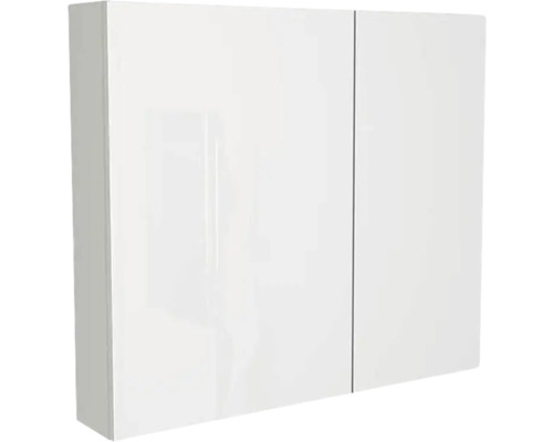 Armoire de toilette Devo Vena 2.0 gauche lxhxp 80x70x15 cm pearl grey supermat