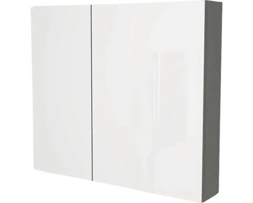 Armoire de toilette Devo Vena 2.0 droite lxhxp 80x70x15 cm classico stone grey