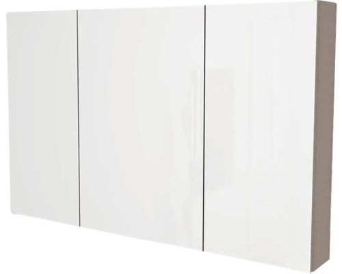 Armoire de toilette Devo Vena 2.0 lxhxp 110x70x15 cm structure stone grey Armoire de toilette à trois portes pour la salle de bains