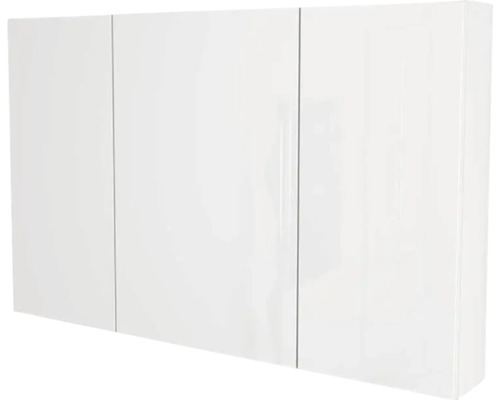 Armoire de toilette Devo Vena 2.0 lxhxp 110x70x15 cm arctic white à haute brillance