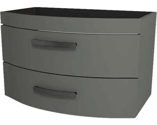 Waschtischunterschrank Devo Vena 2.0 BxHxT 80x50x38 cm classico stone grey - Griff schwarz