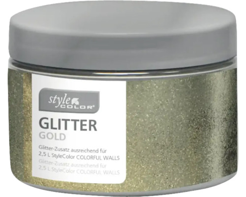 StyleColor Glitter-Zusatz für Wandfarbe gold Goldener Glitzerzusatz für Wandfarbe in einem Kunststoffbehälter