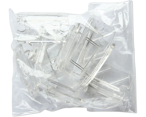 Porte-étiquettes en plastique dans un emballage