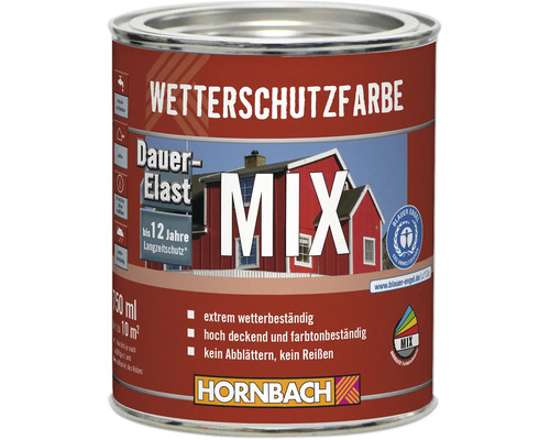 Peinture pour bois anti-intempéries HORNBACH à faire mélanger dans le coloris souhaité-0