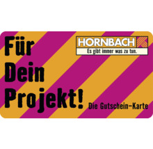 Hornbach Gutscheinkarte für Ihr Projekt