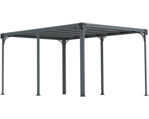 Structure de pavillon grise autoportante pour l''extérieur
