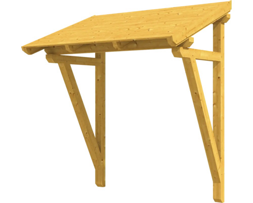 Holz Vordach Konstruktion