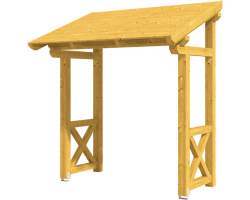 Holzpergola mit Dach für den Garten