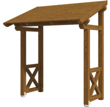 Holzpergola mit Dach für den Garten