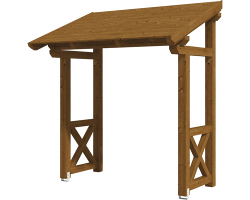 Holzpergola mit Dach für den Garten