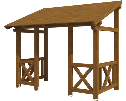 Holzpavillon mit Dach für den Aussenbereich