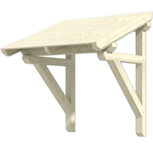 Hauseingangsüberdachung aus Holz