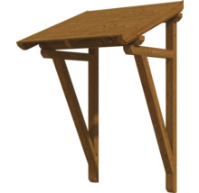 Holz Vordach zur Montage über einer Tür