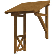Holz Vordach mit Satteldach für den Aussenbereich