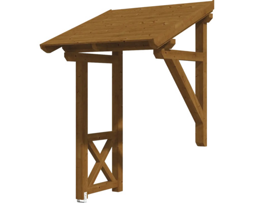 Holz Vordach mit Satteldach für den Aussenbereich