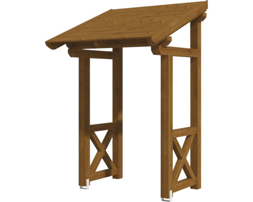 Holzpergola mit Dach für den Garten