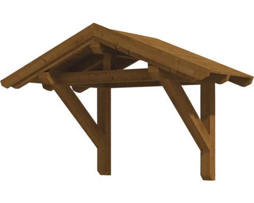 Holz Vordach für den Eingangsbereich