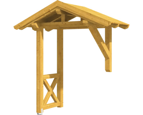 Holz Vordach für den Hauseingang