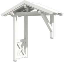 Weiße Holzpergola für den Garten