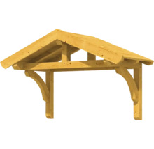 Holz Vordachkonstruktion für Hauseingänge