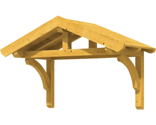 Holz Vordachkonstruktion für Hauseingänge