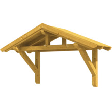 Holzunterstand mit Satteldach