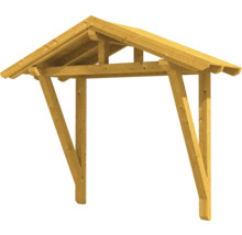 Holz Vordach mit Satteldach