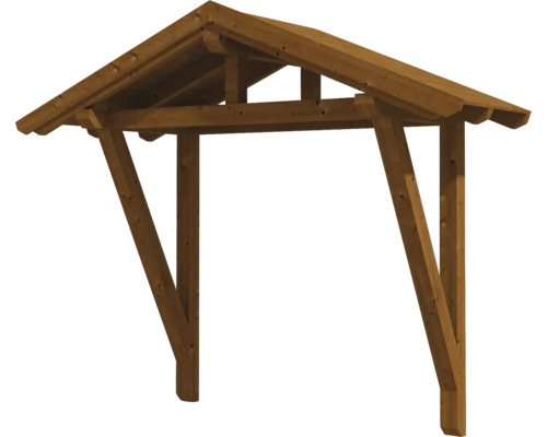 Holzüberdachung mit Satteldach