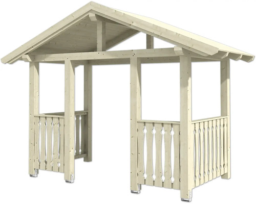 Holzpavillon mit Dach für den Garten