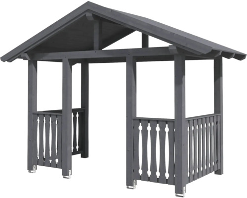 Holzpavillon mit Dach