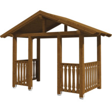 Holzpavillon mit Satteldach für den Garten