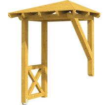 Holzbogen mit Dach für den Garten